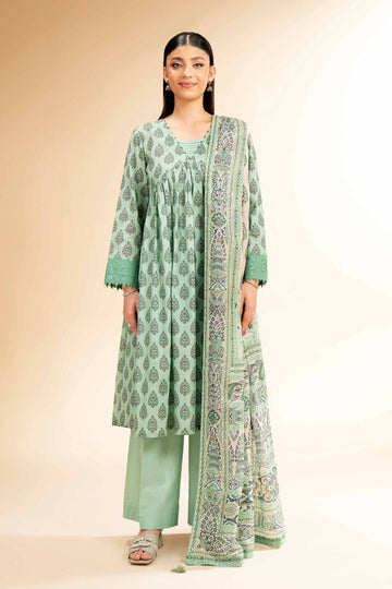 Nishat Linen 3 Piece - Digital Printed Suit - 42501672 Online Shopping